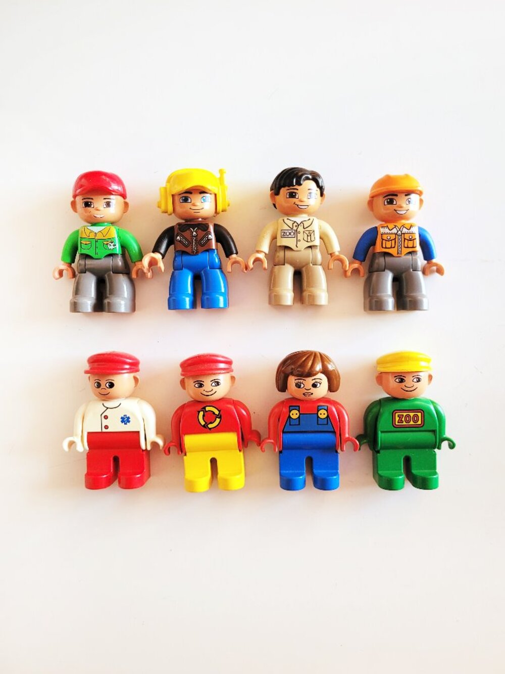 Vintage Lego Duplo Figures - Lot of 8